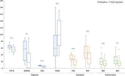 A preliminary trial of botulinum toxin type A in patients with vestibular migraine: A longitudinal fMRI study